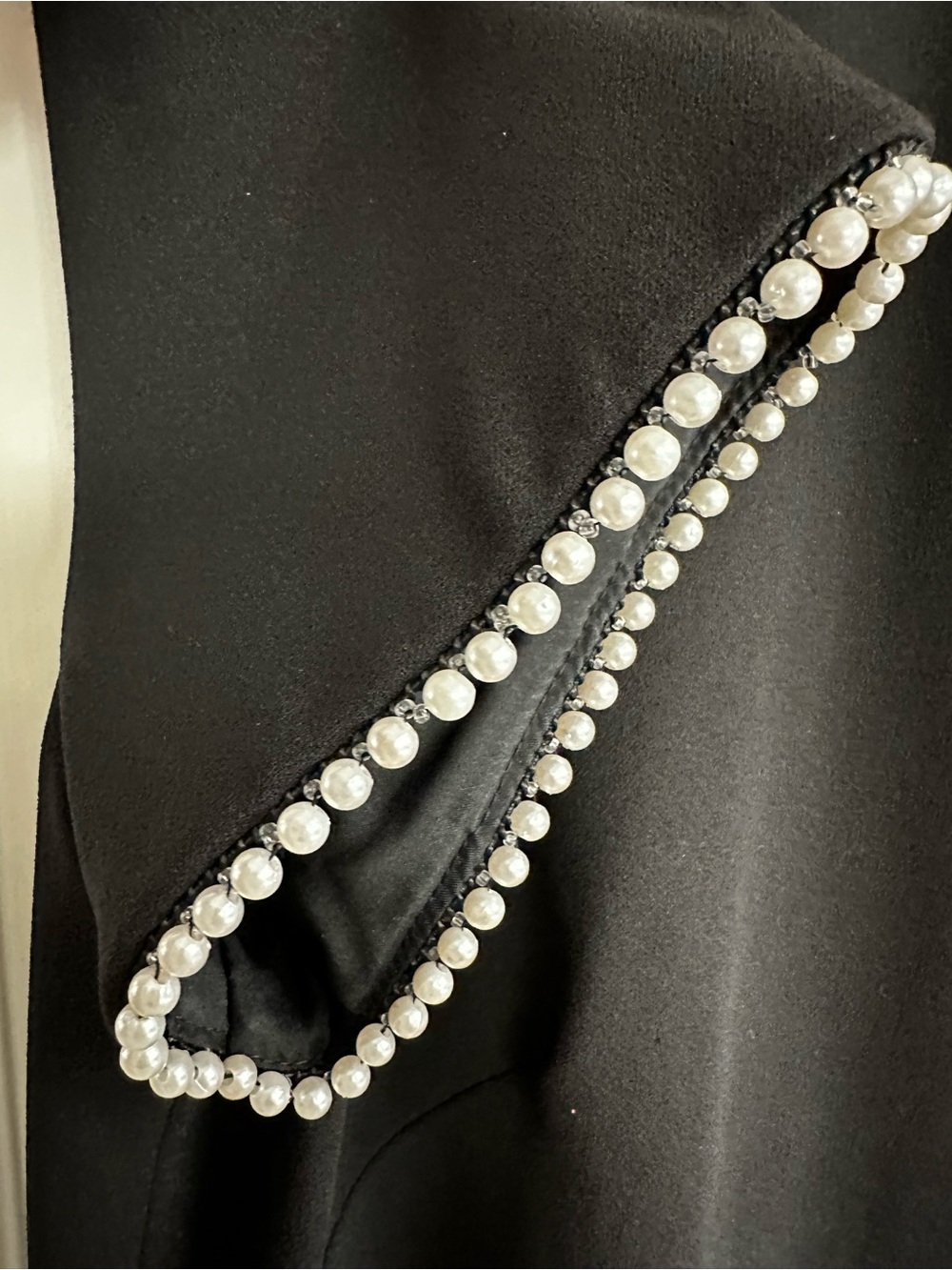 Victoria Dress with Pearl Trim - Picture 8 of 12